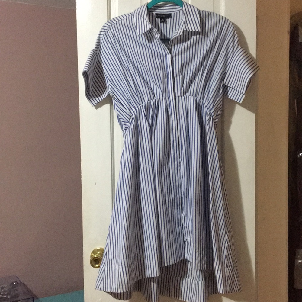 Victoria Beckham for Target blue and white dress